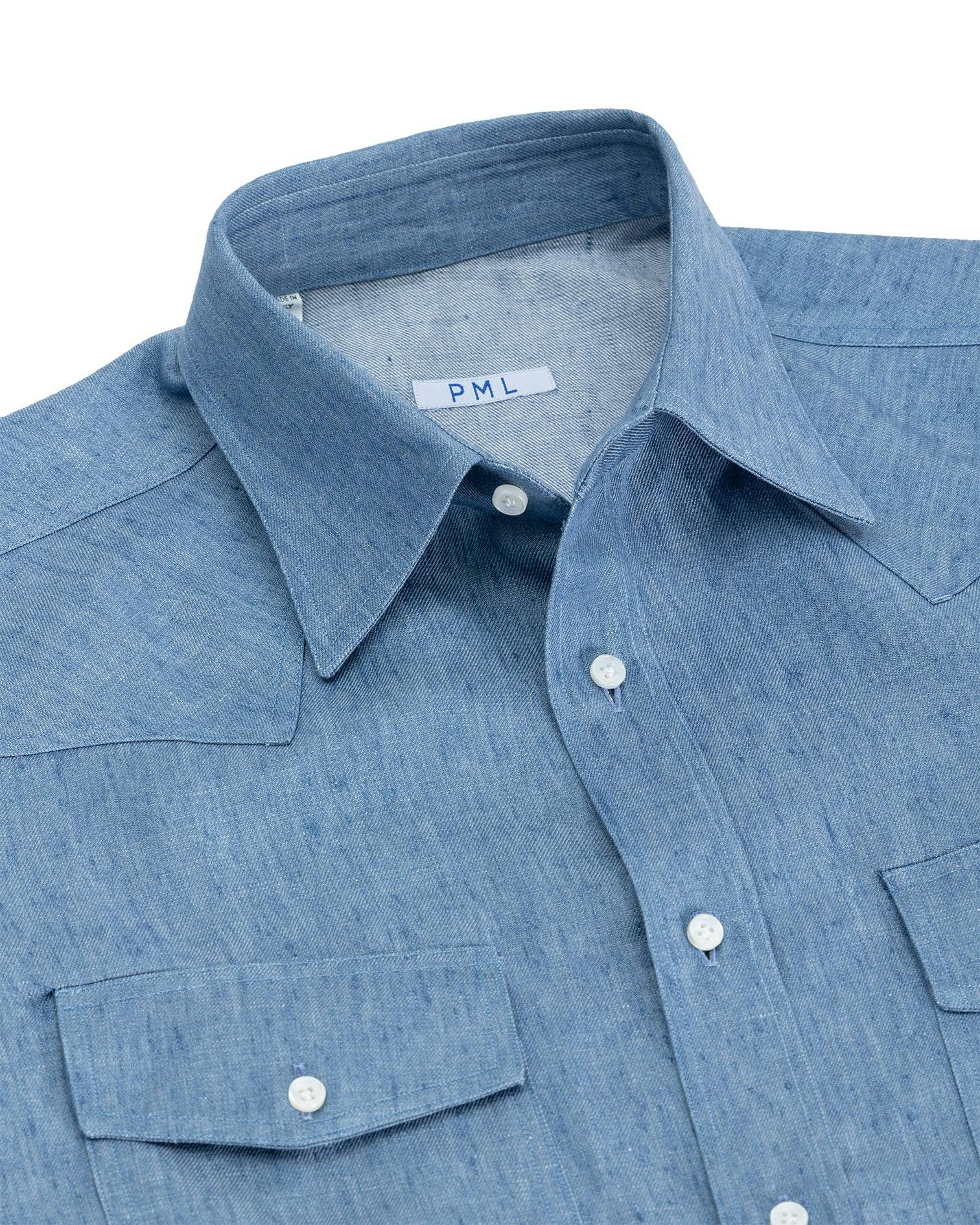 PML Western Denim Shirt - Linen - Leffot