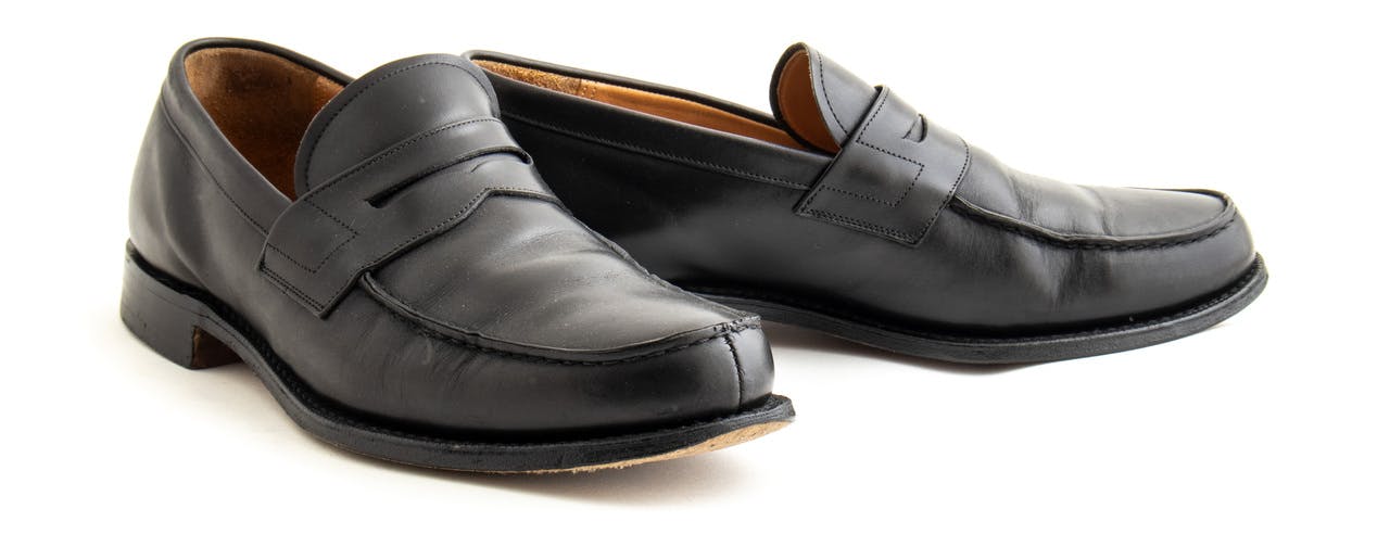 Church's Calf Leather Loafer, Man, Black, Size 6