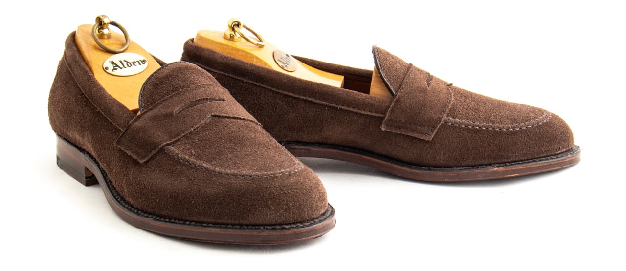 Alden Copley Penny Loafer – Brown