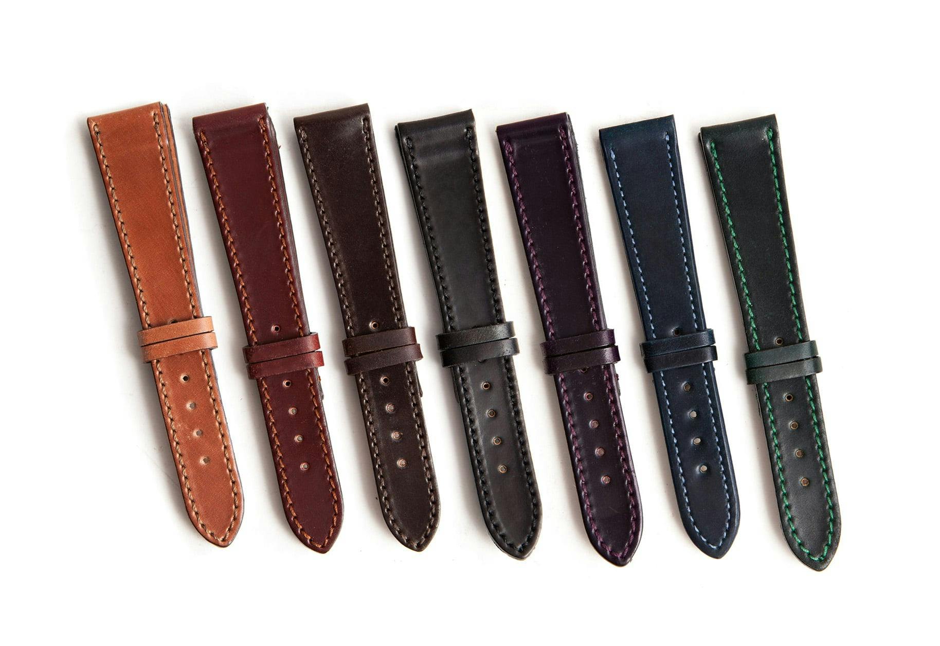 Leffot Shell Cordovan Watch Strap – Lined