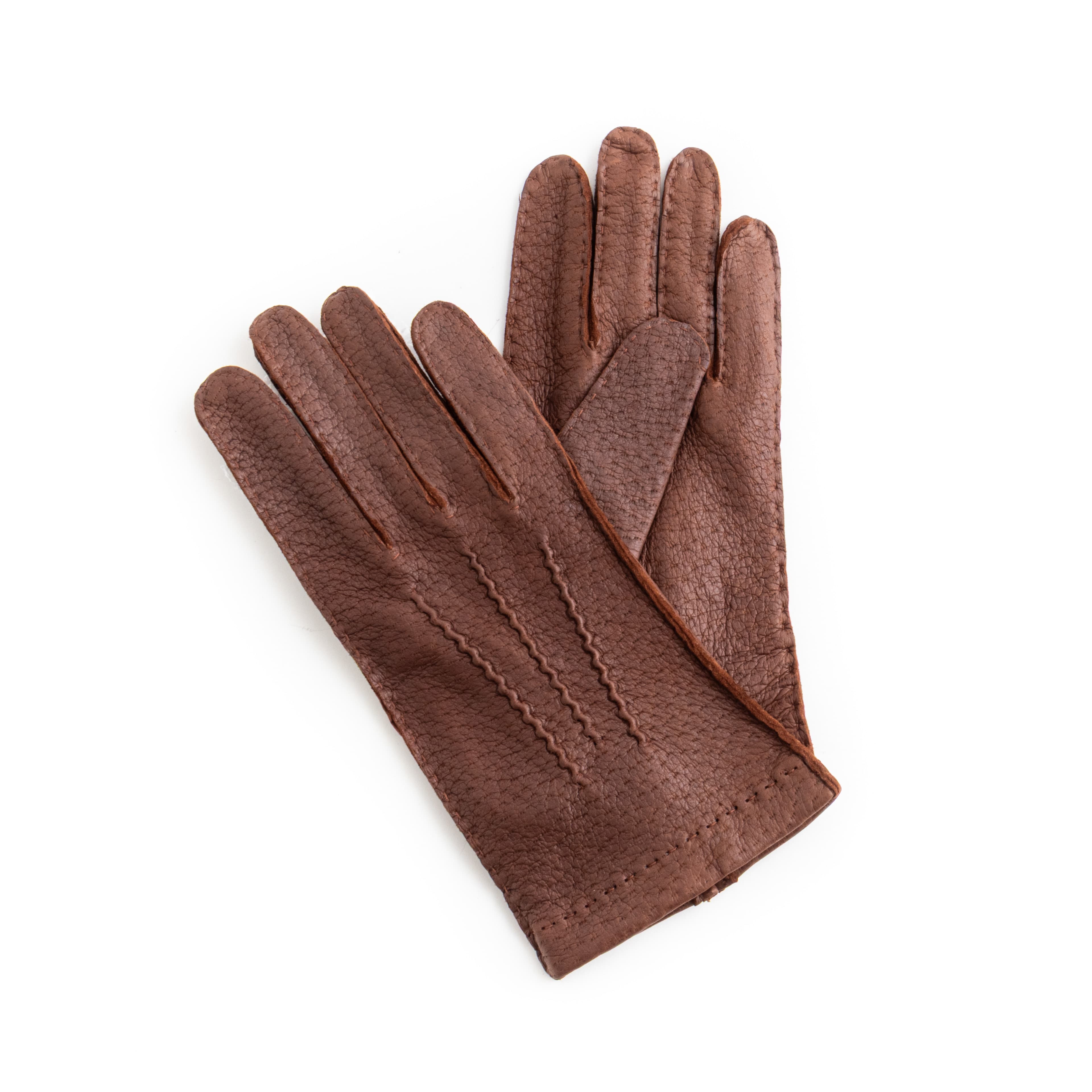 Thomas Riemer Peccary Gloves – Sierra – Unlined