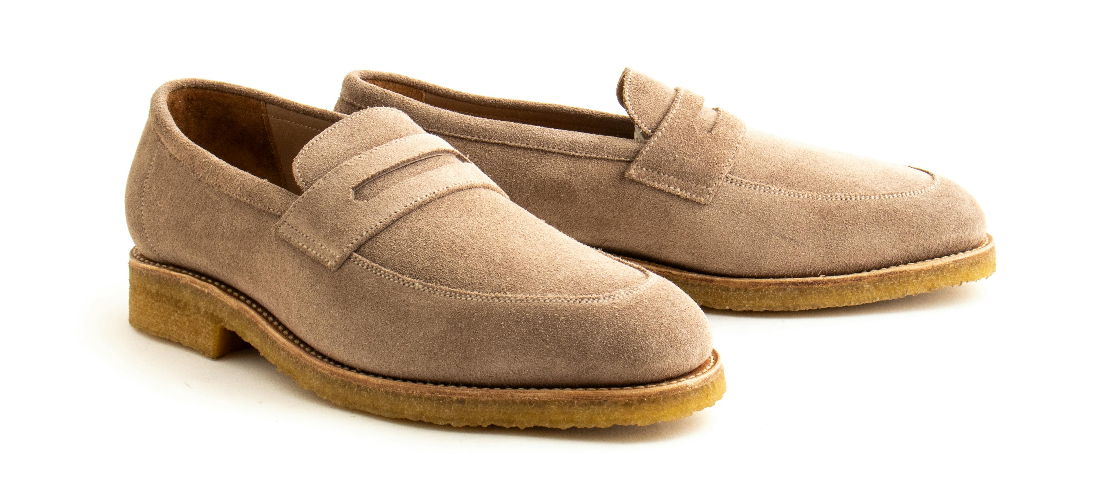 Majordome M08 Penny Loafer – Taupe