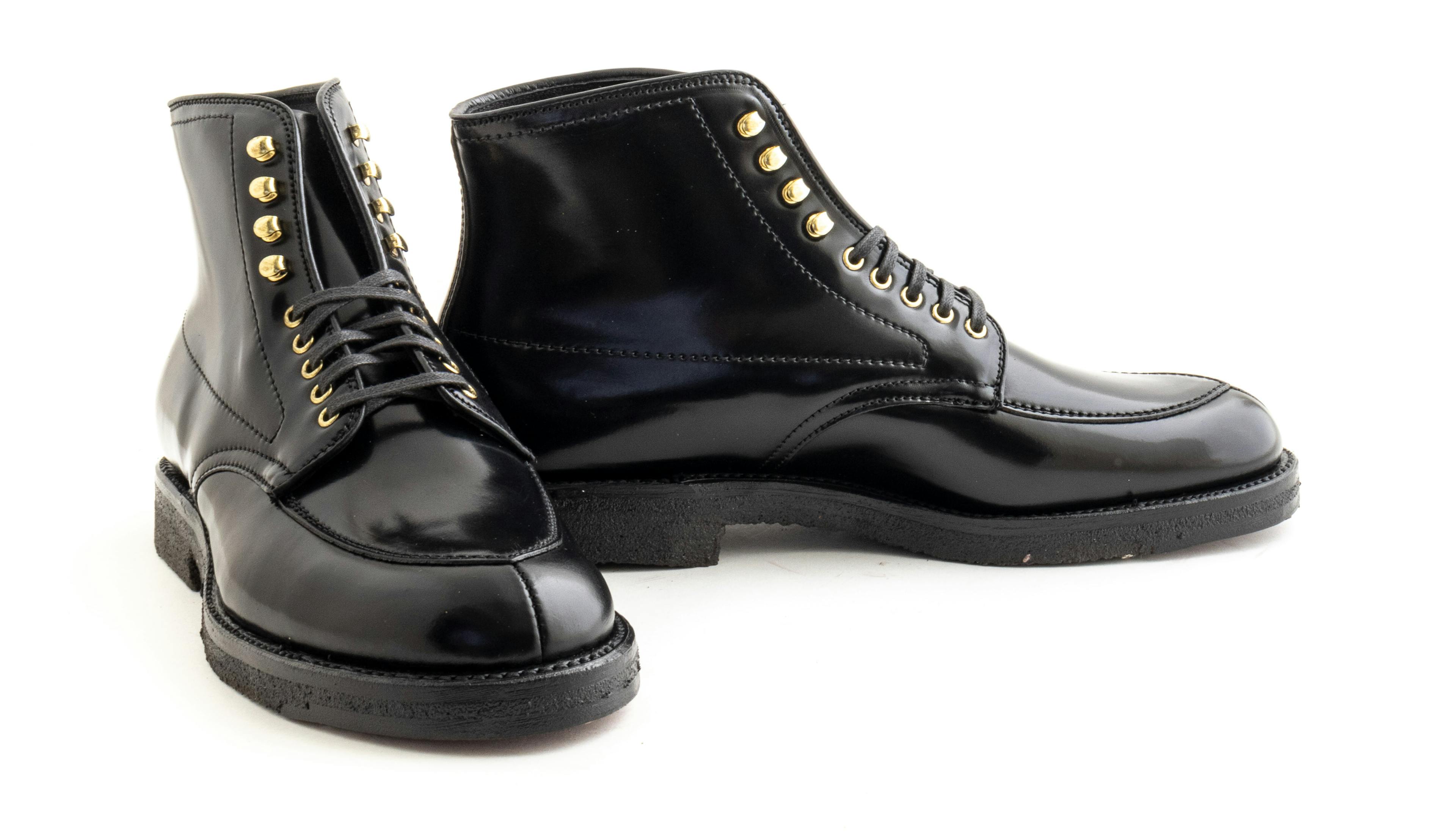 Alden V-Tip Boot – Black