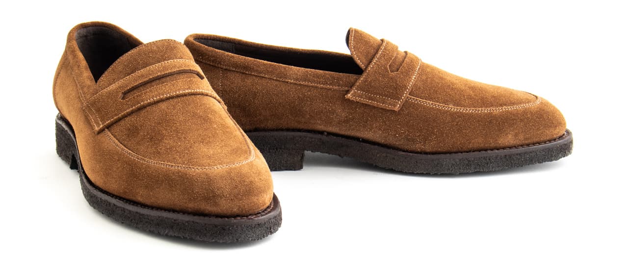 Majordome M08 Penny Loafer – Caramel – Dark Soles