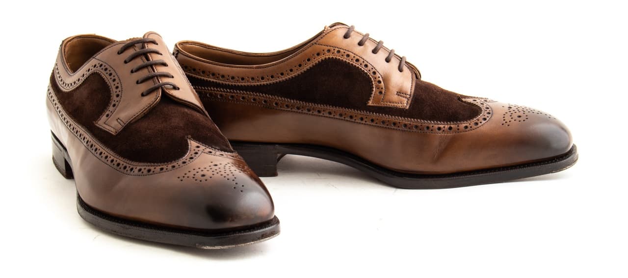 Edward Green Formal Pumps Edward Green Navy Lace Up Unlined