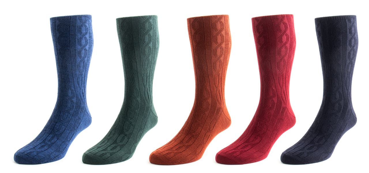 Bresciani Cable Socks