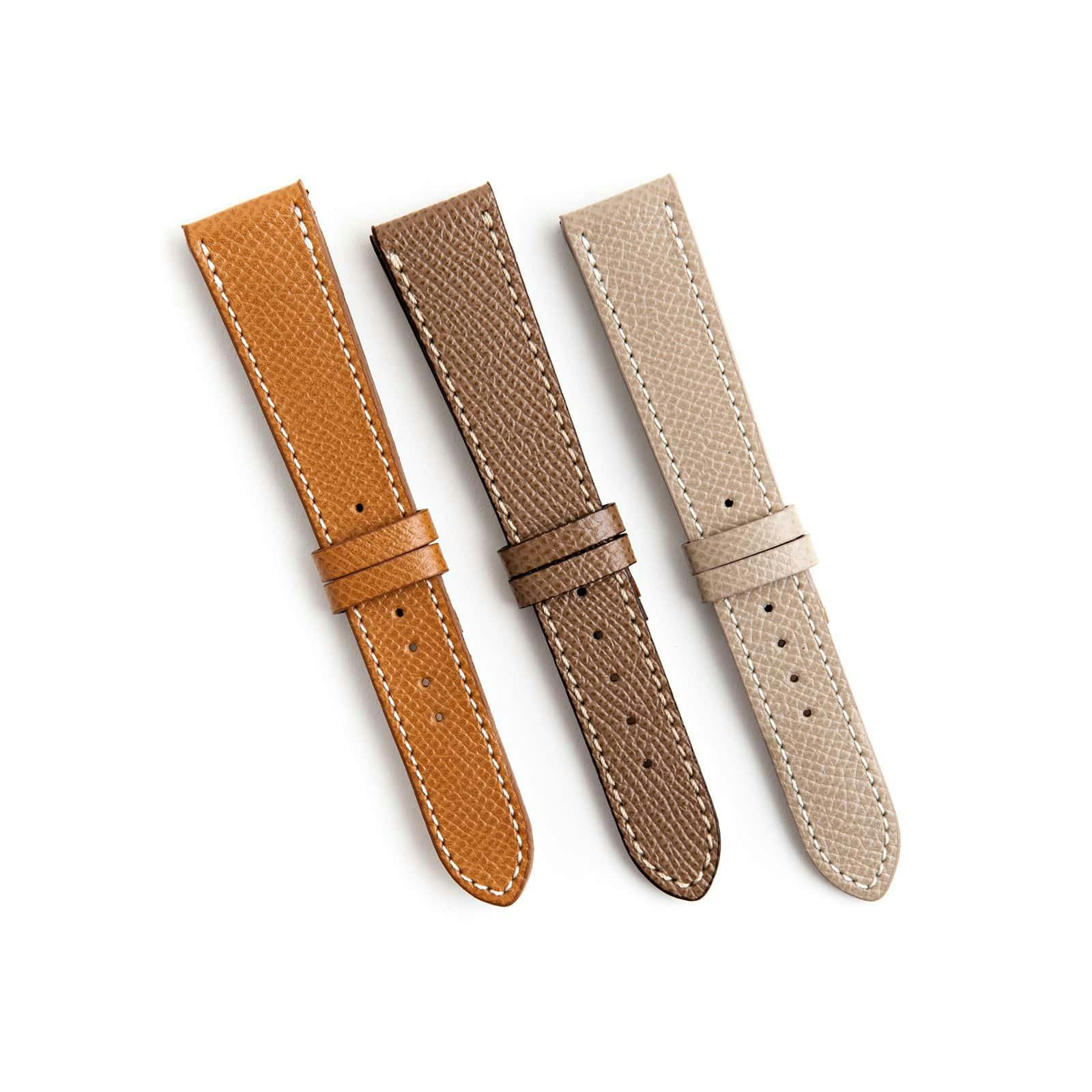 Leffot Textured Leather Watch Strap